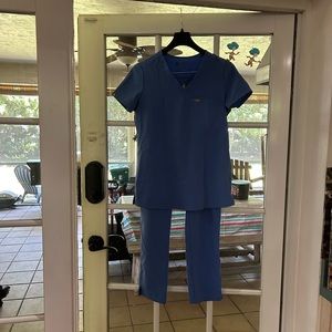 Figs Ceili Blue Scrub Set XXS